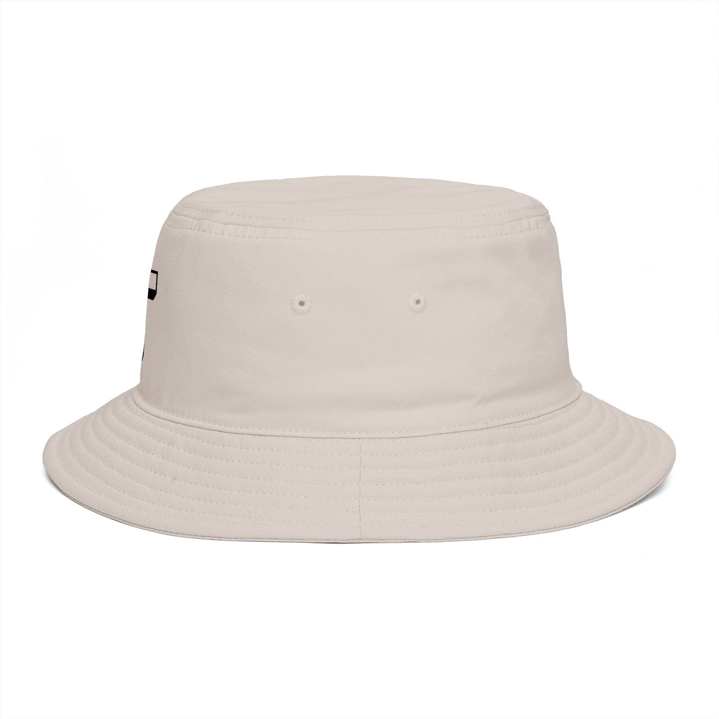 Christian Cross Bucket Hat — Minimal Faith Brown Sun Hat Hats Printify