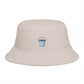 Coffee Cup Bucket Hat — Embroidered Mini Latte Graphic Hats Printify One size Bone