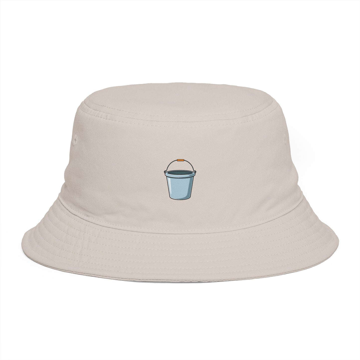 Coffee Cup Bucket Hat — Embroidered Mini Latte Graphic Hats Printify One size Bone