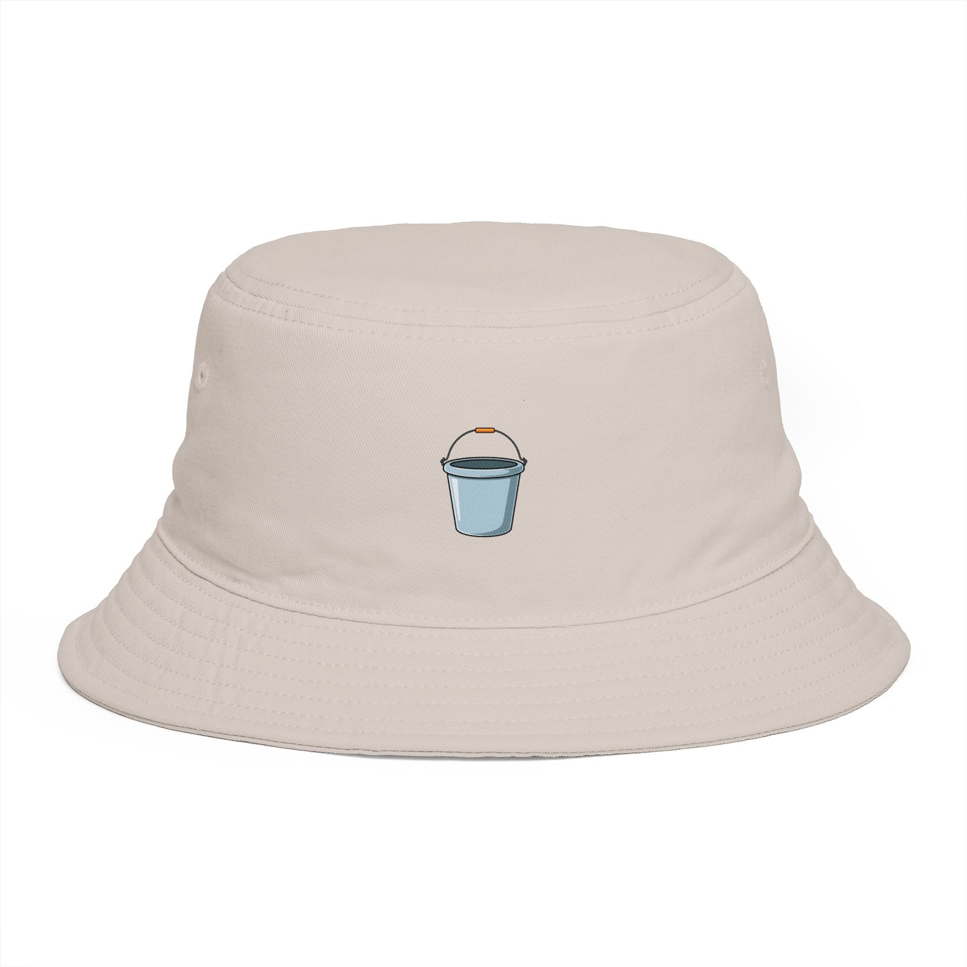 Coffee Cup Bucket Hat — Embroidered Mini Latte Graphic Hats Printify One size Bone