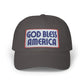 God Bless America Dad Cap — Patriotic Embroidered Baseball Hat
