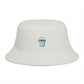 Coffee Cup Bucket Hat — Embroidered Mini Latte Graphic Hats Printify One size Ecru