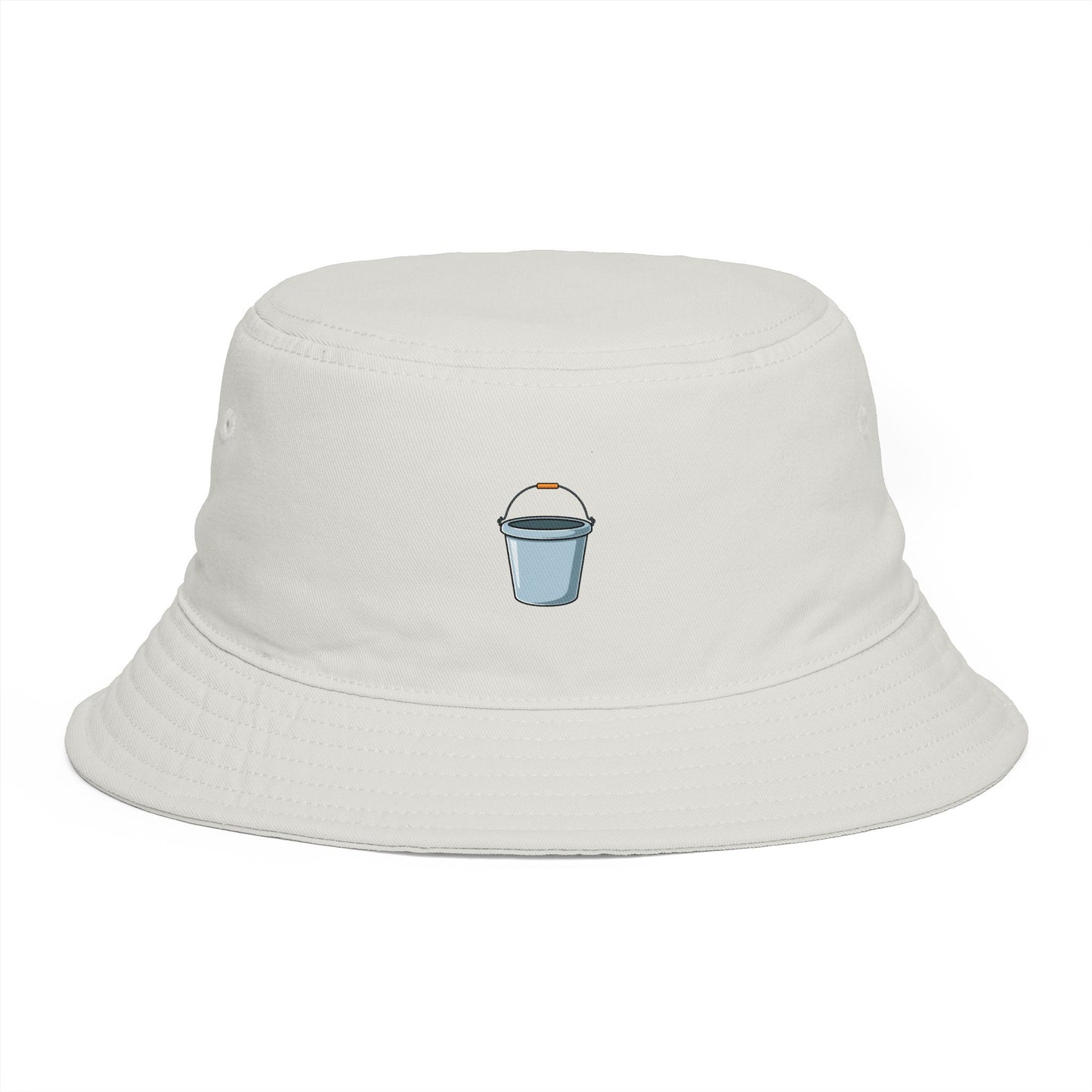 Coffee Cup Bucket Hat — Embroidered Mini Latte Graphic Hats Printify One size Ecru