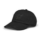 Black Distressed Cap with Vintage Crossed Symbols Hats Printify