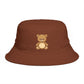 Teddy Bear Bucket Hat — Cute Brown Plush Toy Graphic Sun Hat Hats Printify