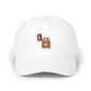 Dad Cap - Floral Lighter Patch Embroidered Baseball Hat Hats Printify White One size