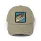 Unisex Distressed Cap Hats Printify Light Olive One size