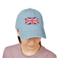 Union Jack Embroidered Denim Hat — British Flag Baseball Cap Hats Printify