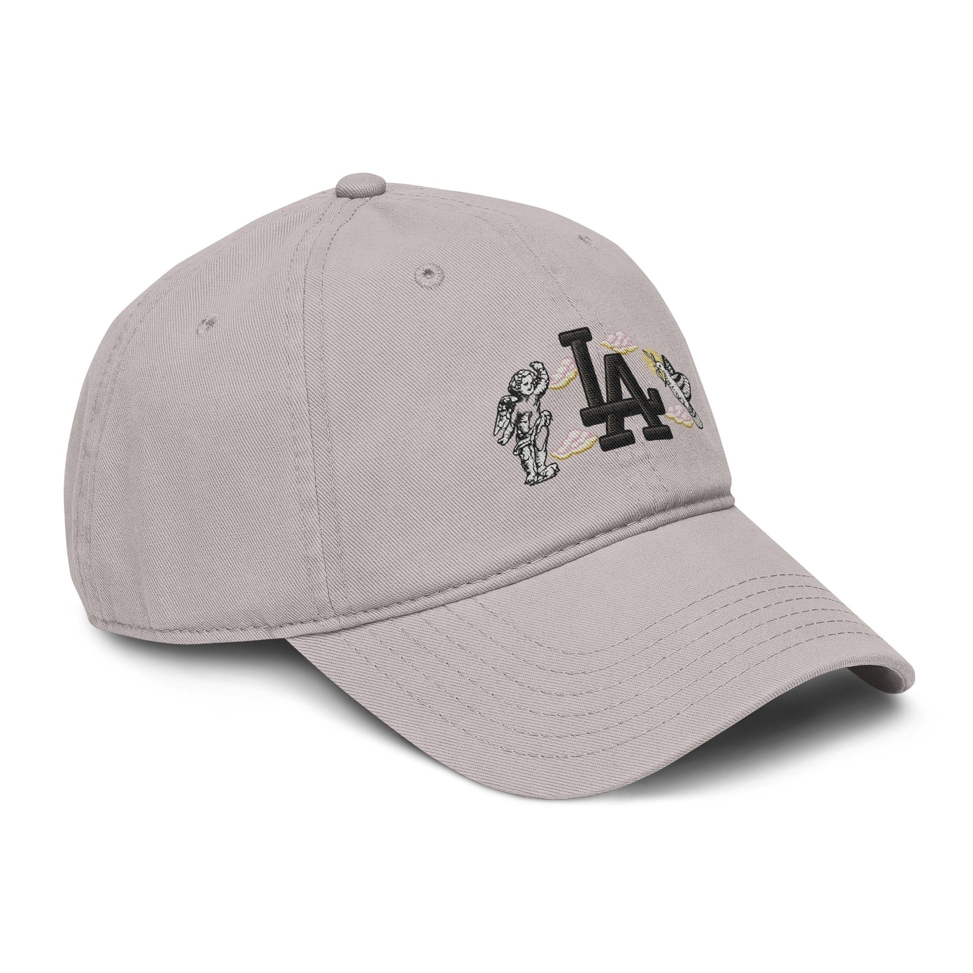 Washed Baseball Cap with LA Embroidered Astronauts Hats Printify