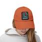 Distressed Samurai Dragon Cap — Vintage Retro Japanese Dragon Baseball Hat Hats Printify
