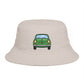 Bucket Hat — Retro Green Car Embroidered Bucket Hat Hats Printify One size Bone