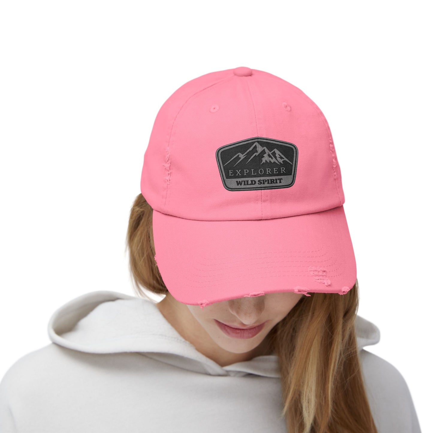 Explorer Wild Spirit Distressed Cap — Mountain Outdoors Dad Hat