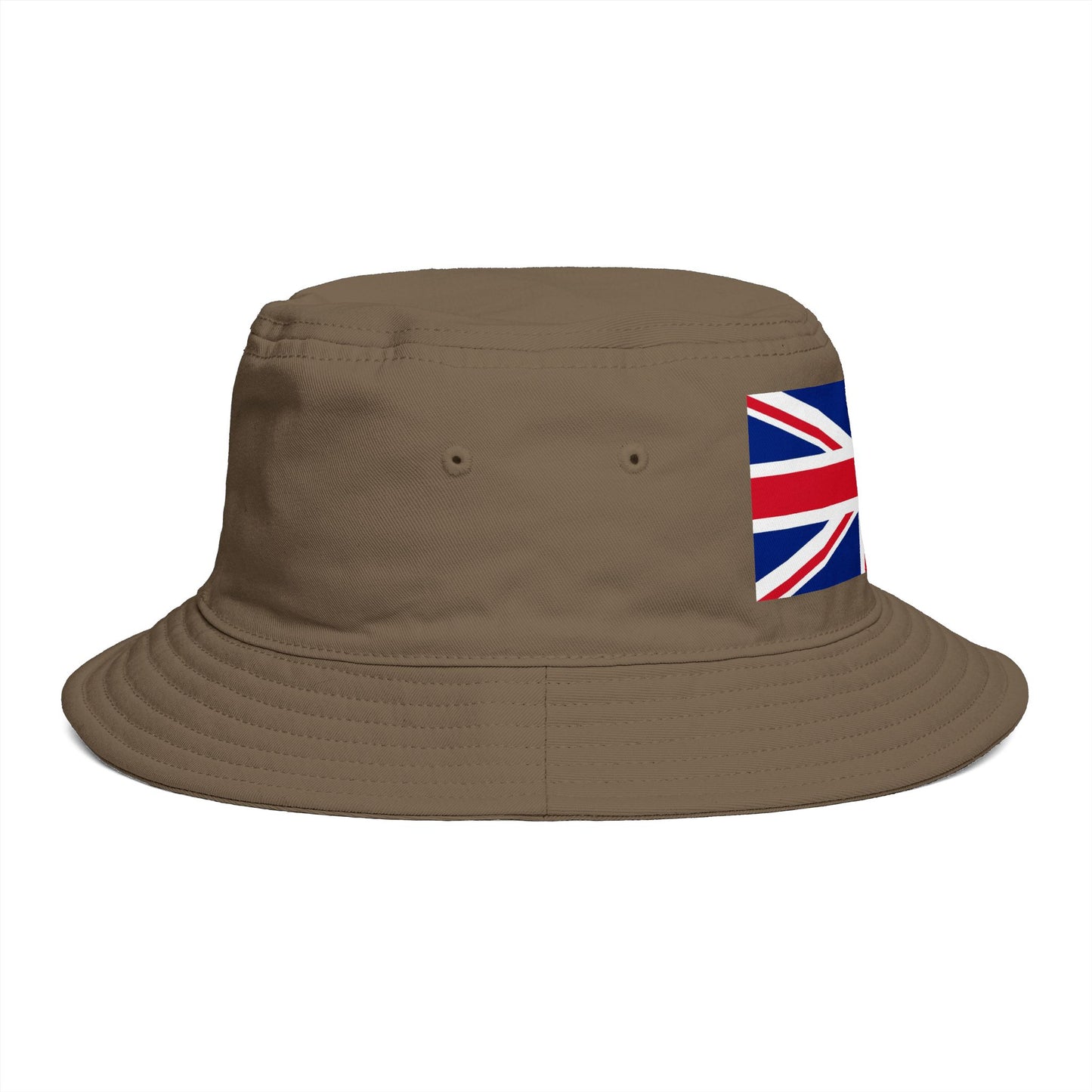 Union Jack Bucket Hat — British Flag Cotton Sun Hat Hats Printify