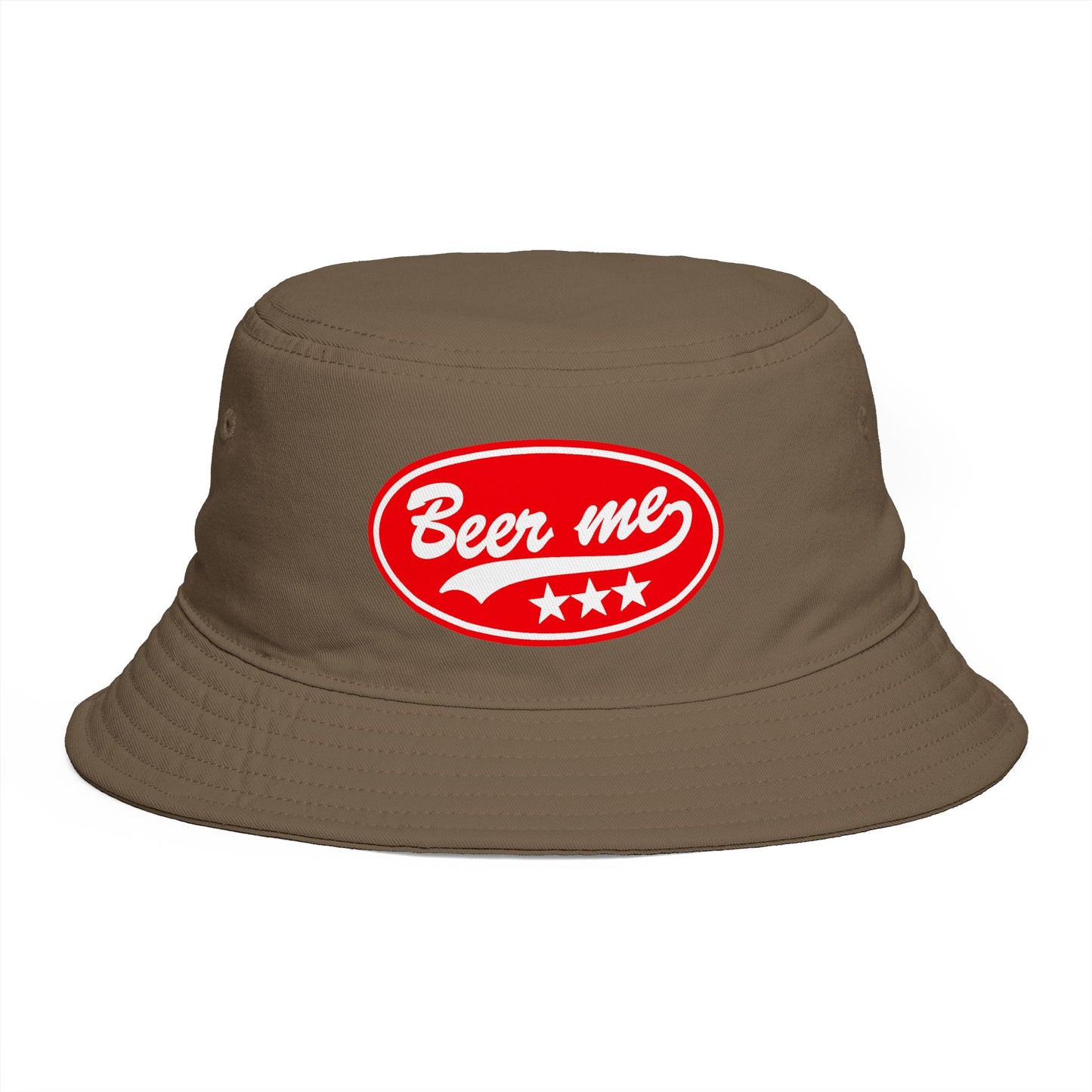 Beer Me Bucket Hat — Retro Beer Logo Summer Hat