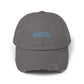 Coastal Distressed Baseball Cap — Vintage Ocean Graphic Hat Hats Printify Nickel One size