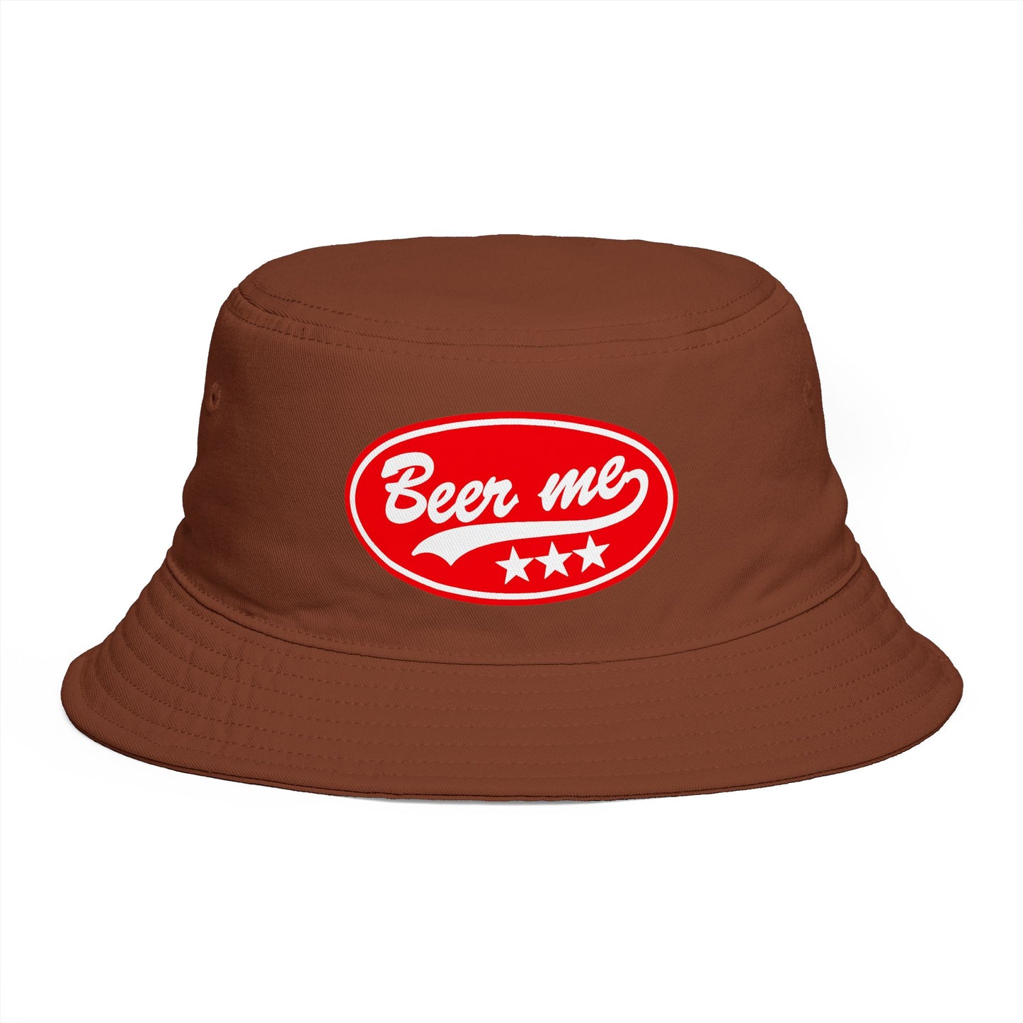 Beer Me Bucket Hat — Retro Beer Logo Summer Hat