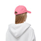 Distressed Surf Cap — "Filthy Flamingo Surf Gang" Embroidered Patch Hat Hats Printify