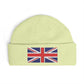 Cuff Beanie — Embroidered Union Jack Knit Hat Hats Printify