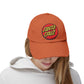Santa Cruz Logo Distressed Cap – Vintage Skate Dad Hat Hats Printify