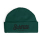 Schrute Farms Cuff Beanie – Embroidered Farm Logo Winter Hat Hats Printify