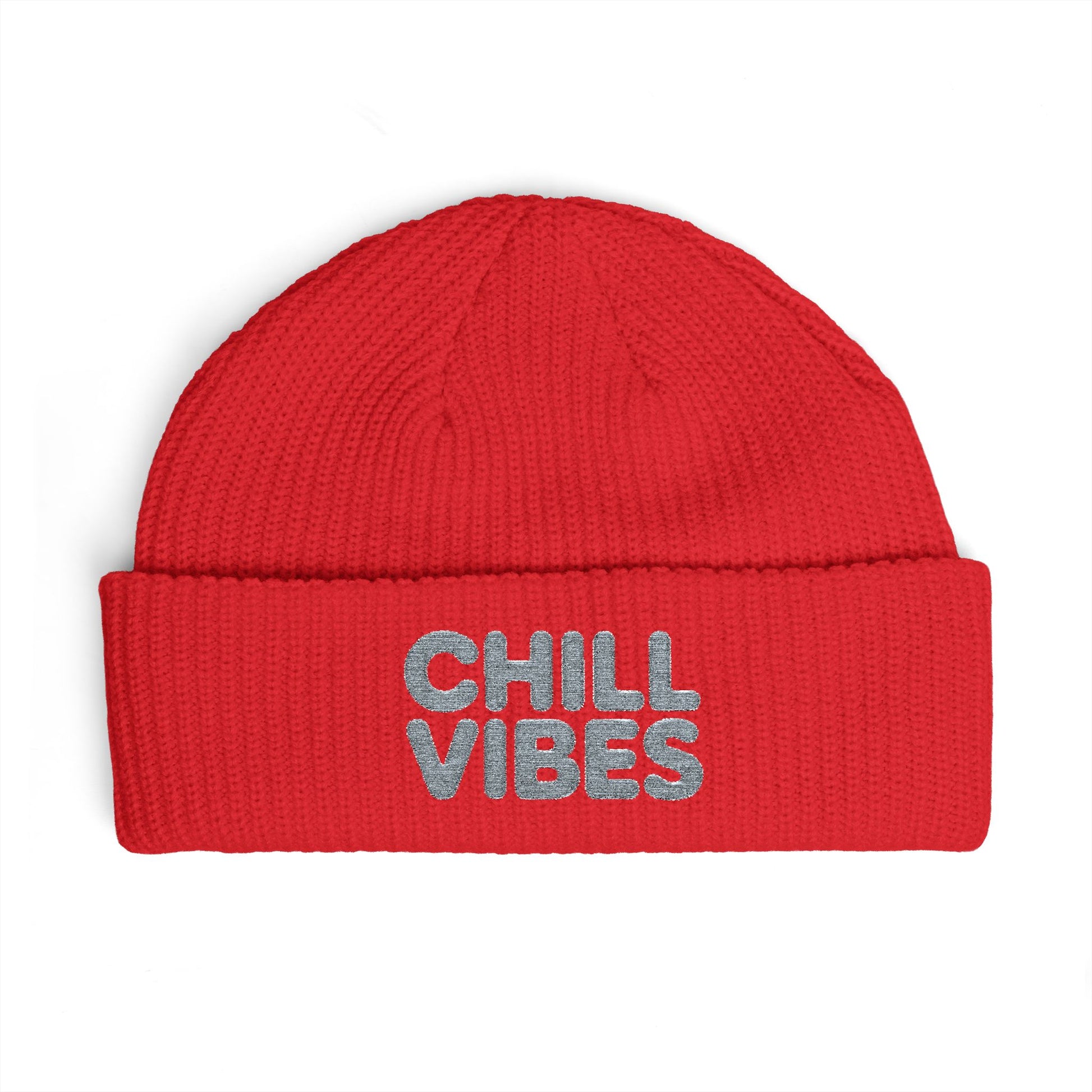 Cuff Beanie Hats Printify One size Red