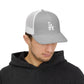 Embroidered LA Logo Snapback Trucker Cap Hats Printify