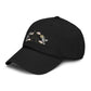 Washed Baseball Cap with LA Embroidered Astronauts Hats Printify