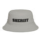 Shriff Bucket Hat — Retro Western Brown Cotton Sun Hat Hats Printify One size Storm