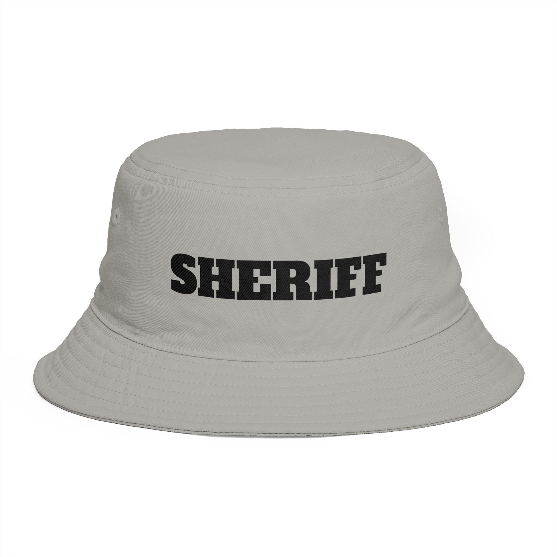 Shriff Bucket Hat — Retro Western Brown Cotton Sun Hat Hats Printify One size Storm