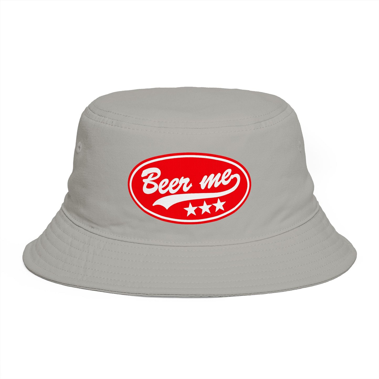 Beer Me Bucket Hat — Retro Beer Logo Summer Hat
