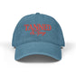 Tanned & Tipsy Embroidered Hat — Casual Denim Cap for Beach Days & Vacations