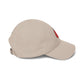 Dad Cap with Red Boxing Gloves Embroidery – Vintage Sports Baseball Hat Hats Printify