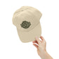 Distressed John Deere Logo Cap — Vintage Farm Equipment Baseball Hat Hats Printify