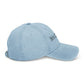 He's Golfing Denim Embroidered Hat — Casual Golf Cap for Him