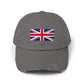 Distressed Union Jack Cap — British Flag Baseball Hat Hats Printify Nickel One size