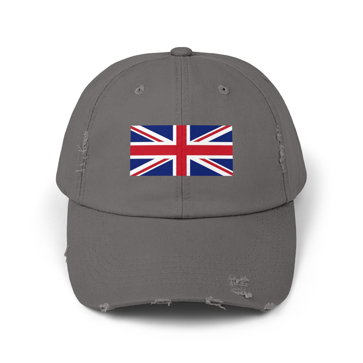 Distressed Union Jack Cap — British Flag Baseball Hat Hats Printify Nickel One size