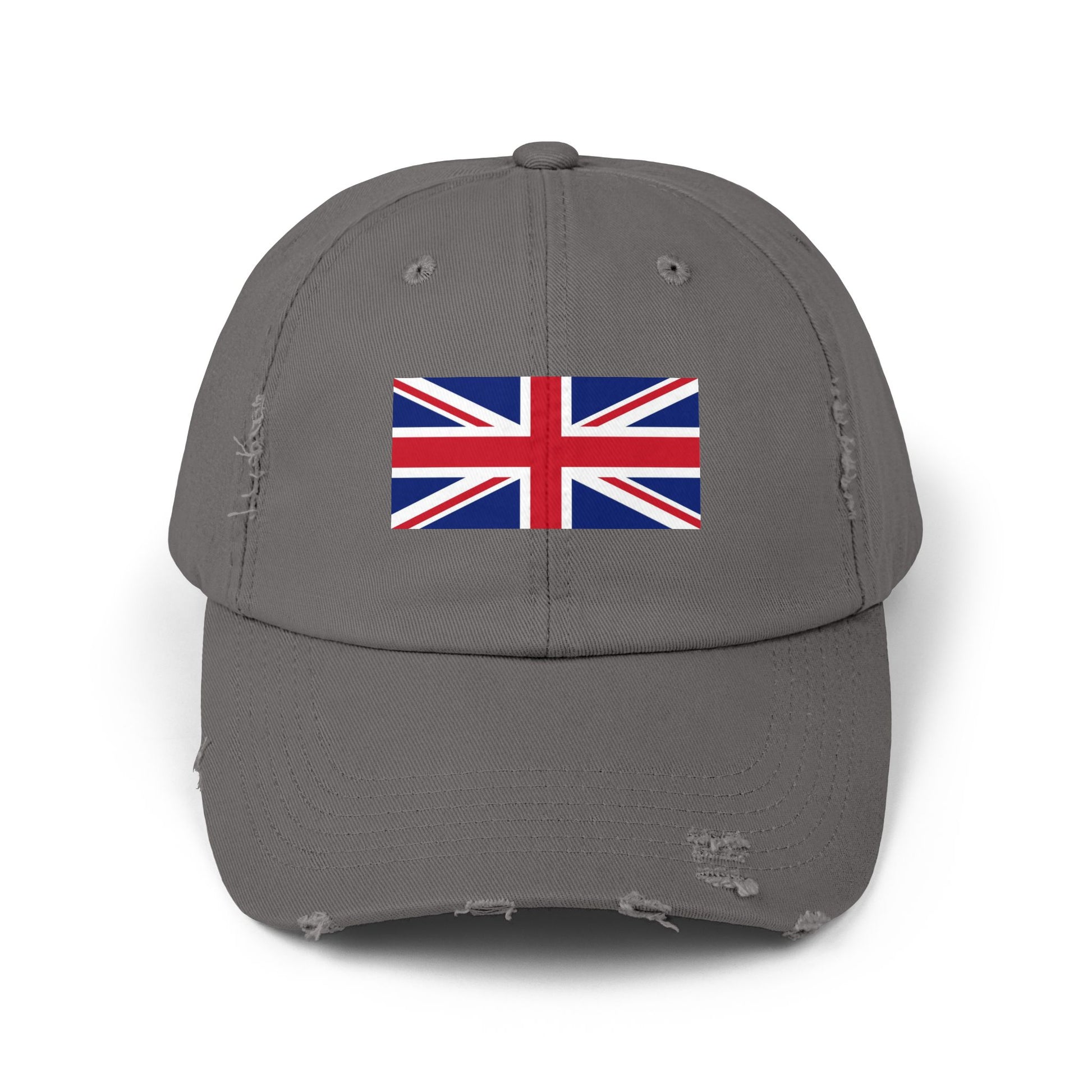 Distressed Union Jack Cap — British Flag Baseball Hat Hats Printify Nickel One size
