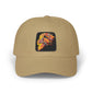 Dad Cap — Embroidered Fiery Lion Patch Baseball Hat Hats Printify One size Khaki