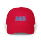DAD Embroidered Classic Dad Cap – Vintage Varsity Baseball Hat for Fathers Hats Printify Cranberry One size