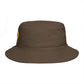 Smiley Drip Bucket Hat — Retro Melted Smile Face Sun Hat