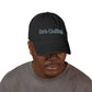 He's Golfing Denim Embroidered Hat — Casual Golf Cap for Him