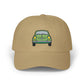 Vintage Green Beetle Dad Cap — Retro Car Baseball Hat Hats Printify Khaki One size
