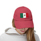 Mexico Flag Distressed Cap — Vintage Mexican Flag Dad Hat
