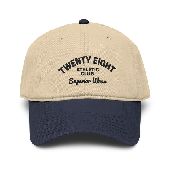 Garment Washed Baseball Cap Hats Printify One size Navy / Khaki
