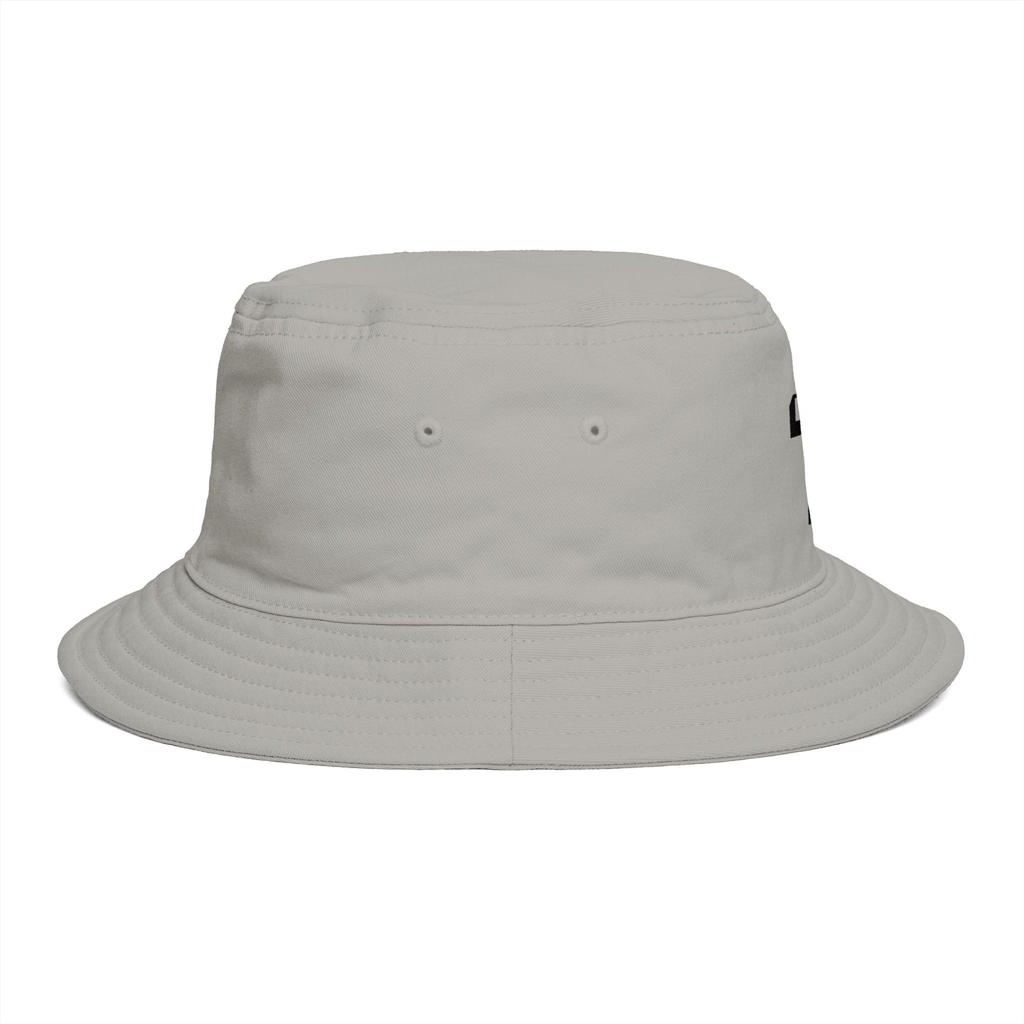 Christian Cross Bucket Hat — Minimal Faith Brown Sun Hat