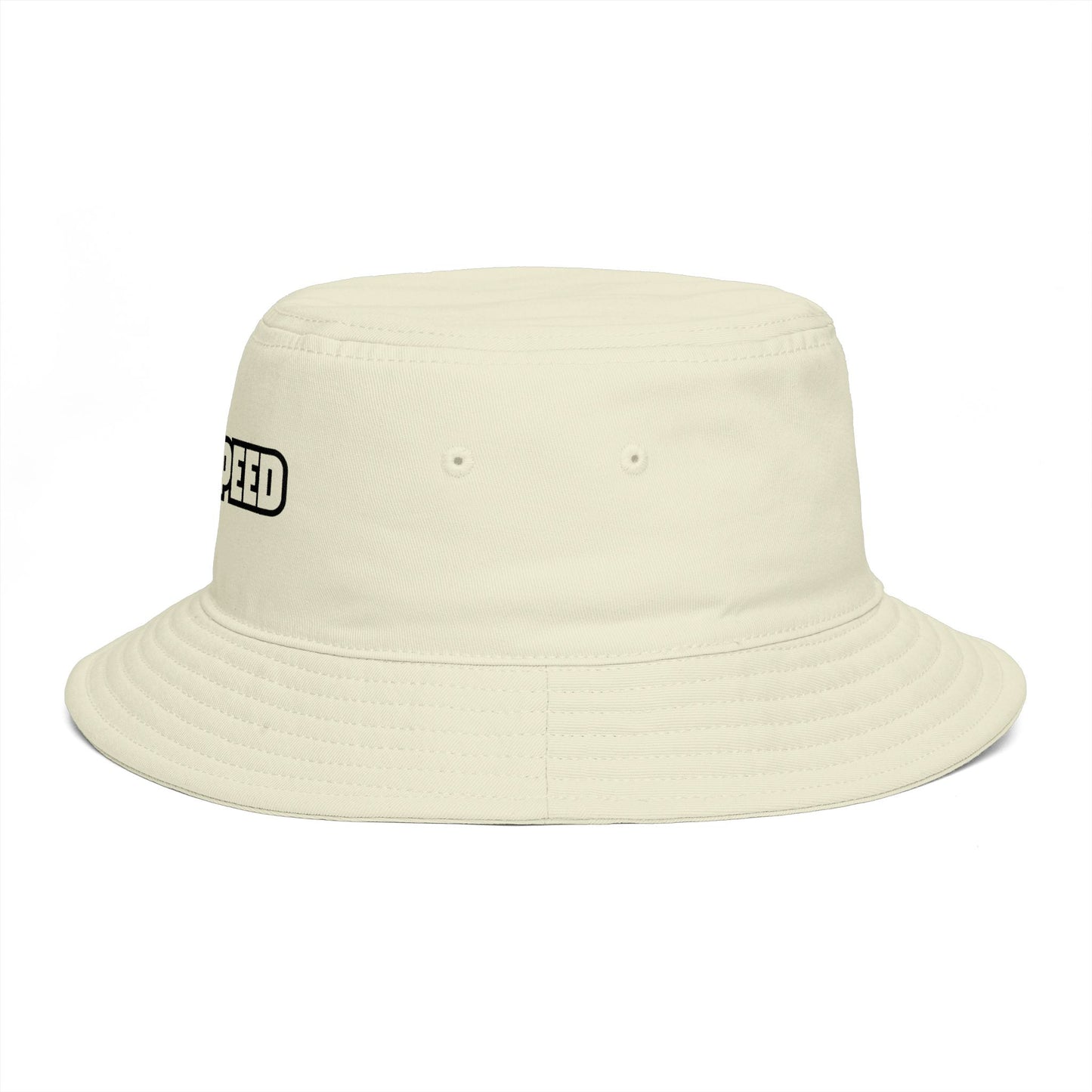 Godspeed Bucket Hat — Retro Script Embroidered Brown Sun Hat Hats Printify