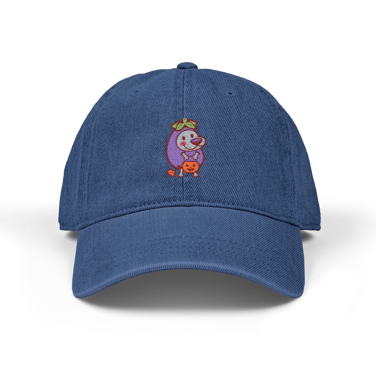 Little Trickster – Halloween Embroidered Cap Hats Printify One size Blue