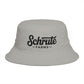 Schrute Farms Bucket Hat — Brown Retro Logo Farmwear Hats Printify One size Storm