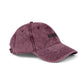 Embroidered 'KAREN' Vintage Baseball Cap - Distressed Red Dad Hat Hats Printify