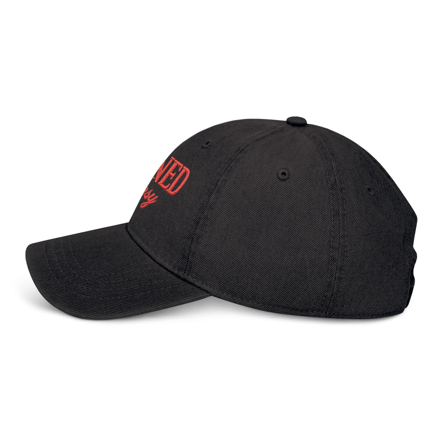 Tanned & Tipsy Embroidered Hat — Casual Denim Cap for Beach Days & Vacations